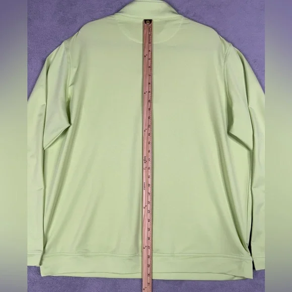 Peter Millar Crown Sport Perth Performance 1/4 Zip Men's 2XL Spritzer Golf NWT
